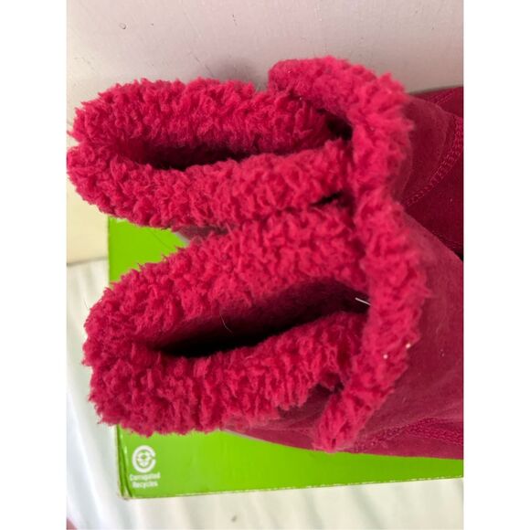 Skechers womens size 8 #13692 on the go no laces shoes red boots memory foam vst - Picture 4 of 12